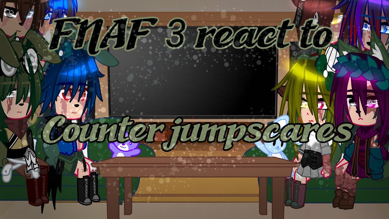 FNAF 3 Characters react to| Counter Jumpscares| FNAF 3| credits in description