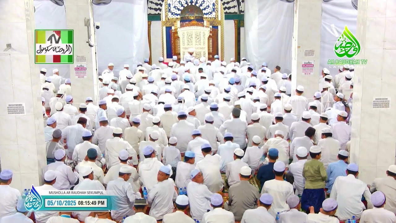 PEMBACAAN MAULID AL-HABSYI DI MUSHOLLA AR-RAUDHAH SEKUMPUL MTP KALSEL, MALAM SENIN TGL 05-10-2025