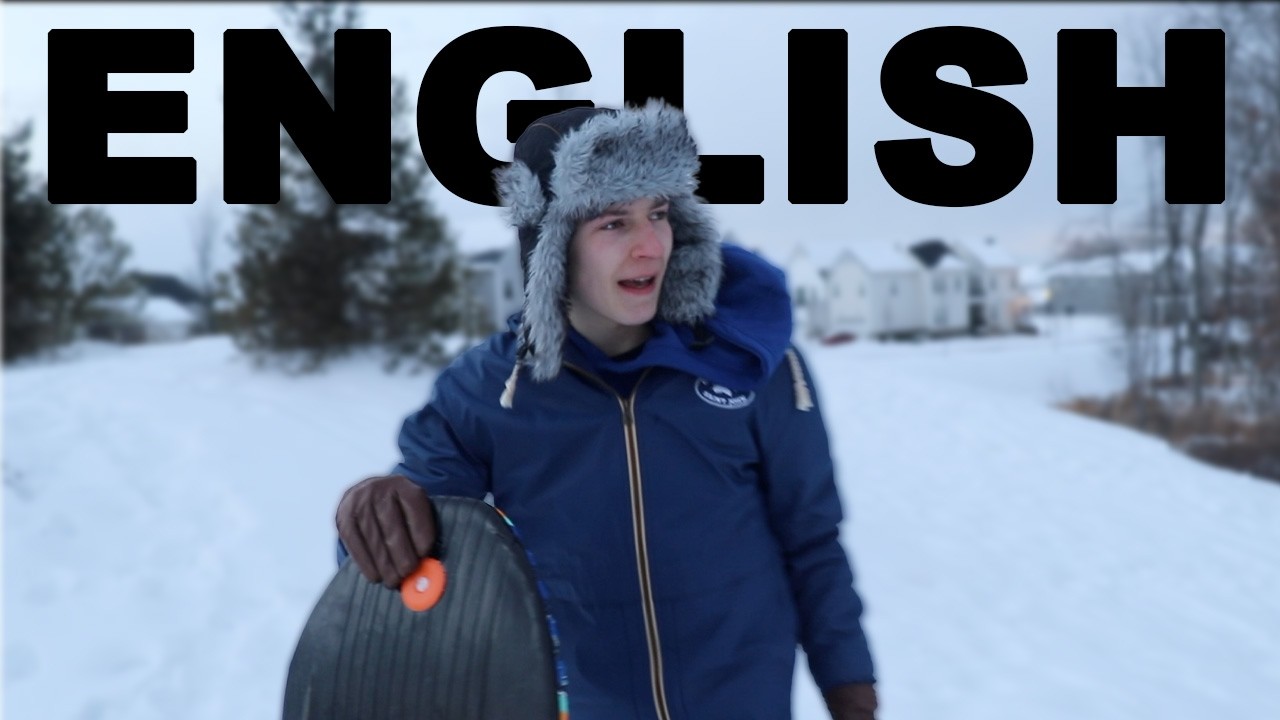 Learn REAL English in the Snow! (Comprehensible Input)