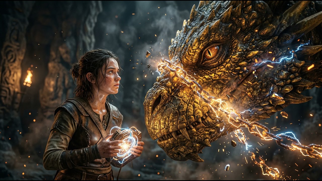 Human Courage Freed a Chained Dragon—One Girl’s Compassion Shattered Its Chains HFY stories Sci-fi
