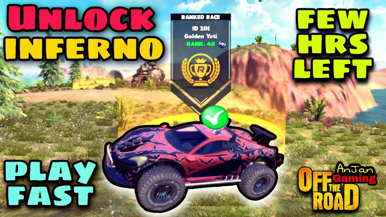 Off The Road V1.18 INFERNO Ranked Race🤔😱😍|| OTR V1.18 New Inferno Ranked Race 21 Hrs Left❤️‍🔥🎁