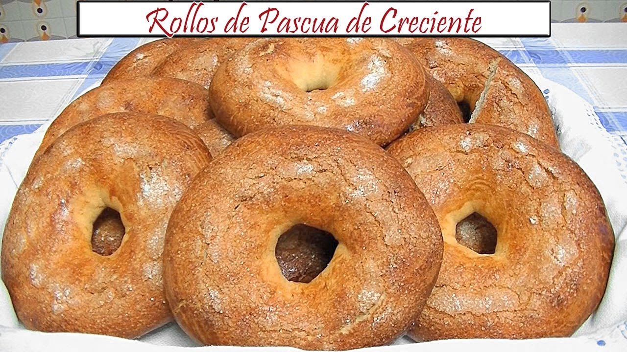 Rollos de Pascua con Creciente | Receta de Cocina en Familia