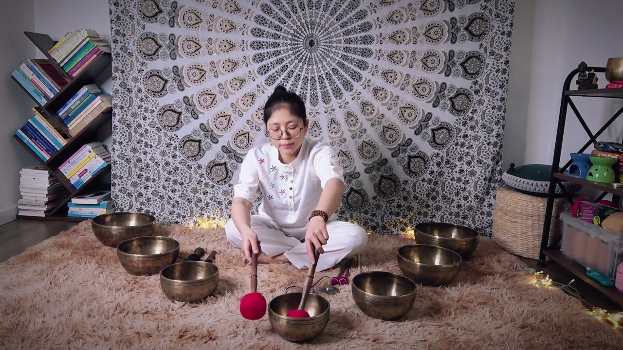 Relieve Stress with Tibetan Singing Bowl Sounds