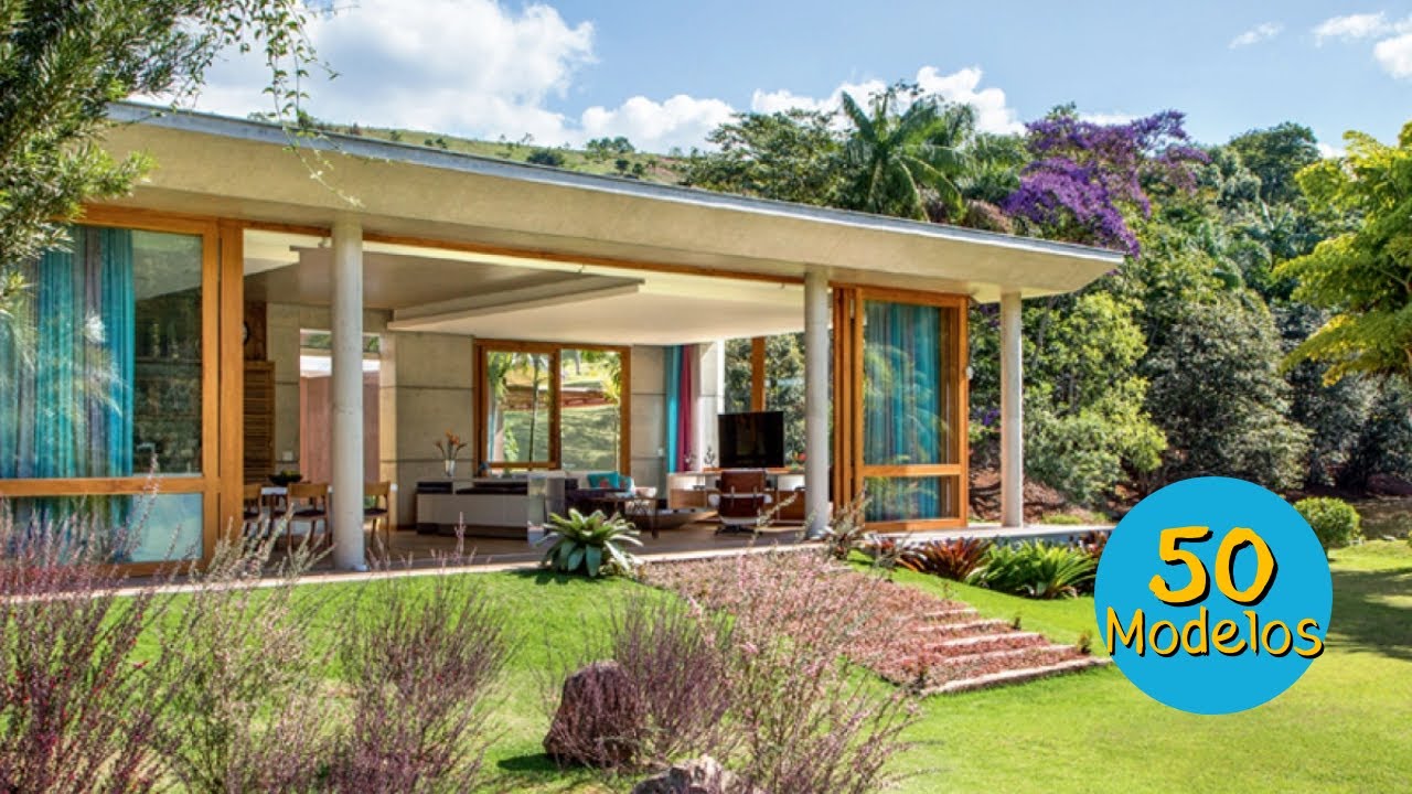 CASA DE CAMPO: 50  Modelos do Rústico ao Moderno