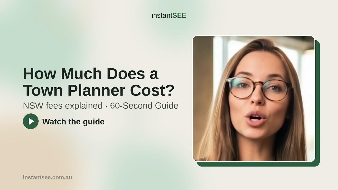 How Much Does a Town Planner Cost? | NSW Planning (60-Second Guide)