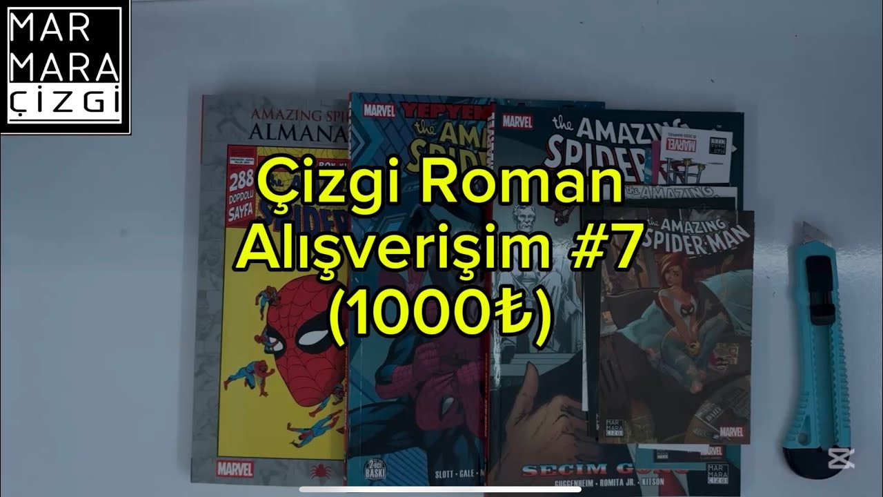1000 TL’lik Marmara Çizgi Siparişim | Çizgi Roman Alışverişim #7