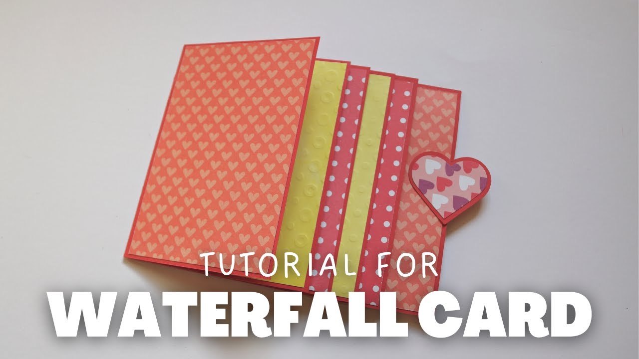 How To Make Waterfall Card - Scrapbook Ideas