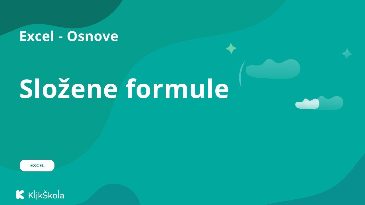 9. Složene formule u Excel-u