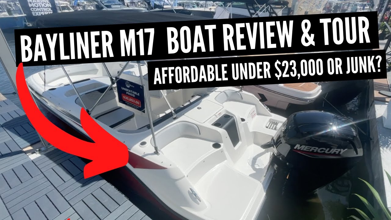 Обзор и экскурсия по Bayliner M17 — лучшая лодка для новичков?