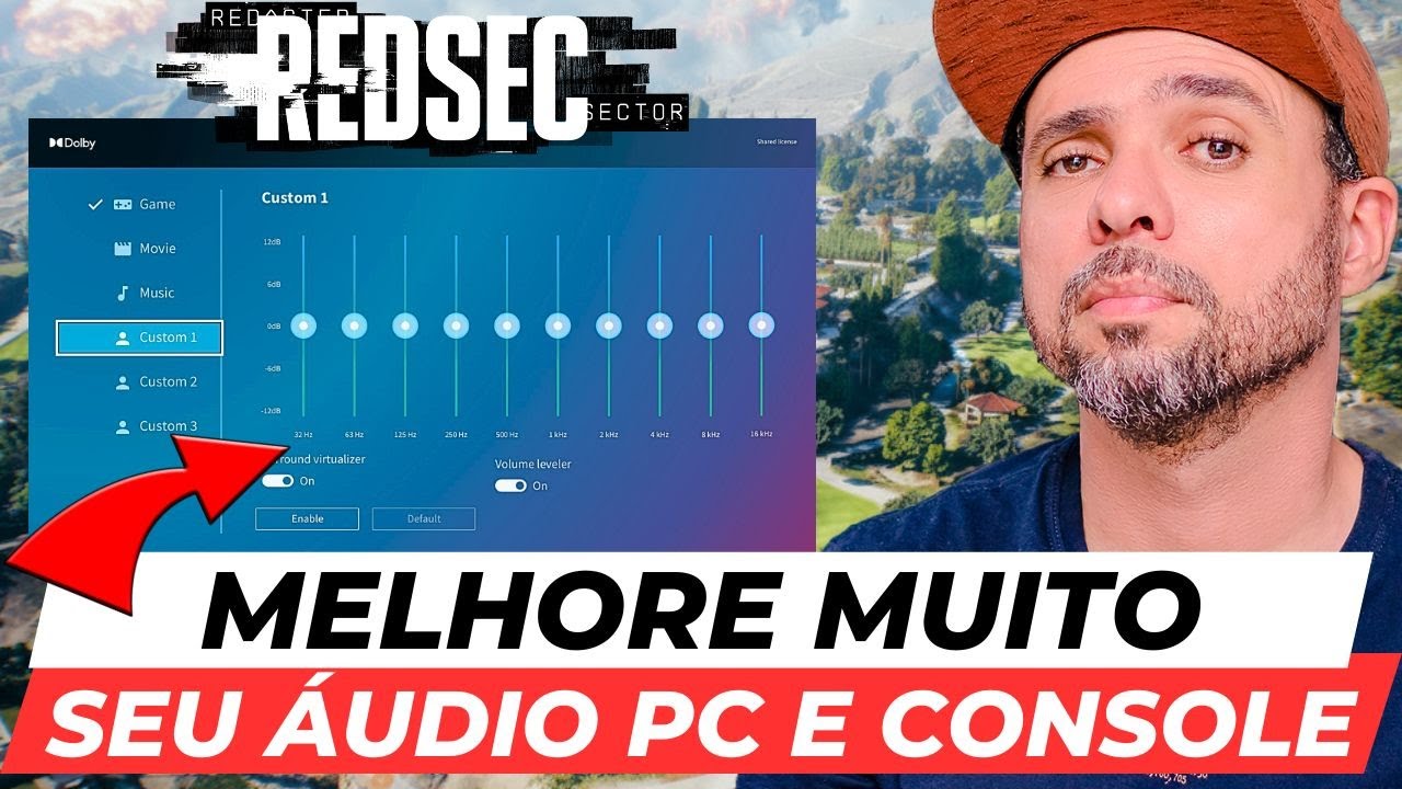 MELHORE MUITO SEU ÁUDIO COM ESSA CONFIGURAÇÃO FÁCIL NO BATTLEFIELD REDSEC E OUTROS