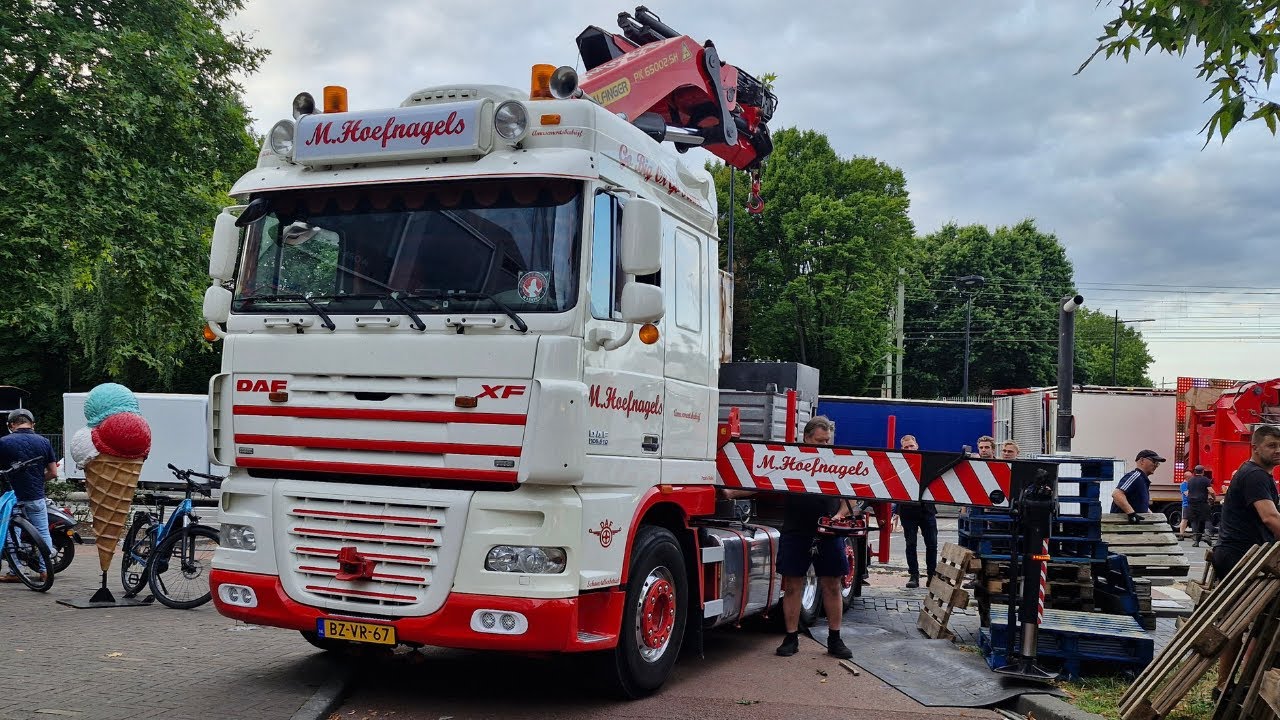 Transport en opbouw kermis Tilburg 2025 - Deel 3