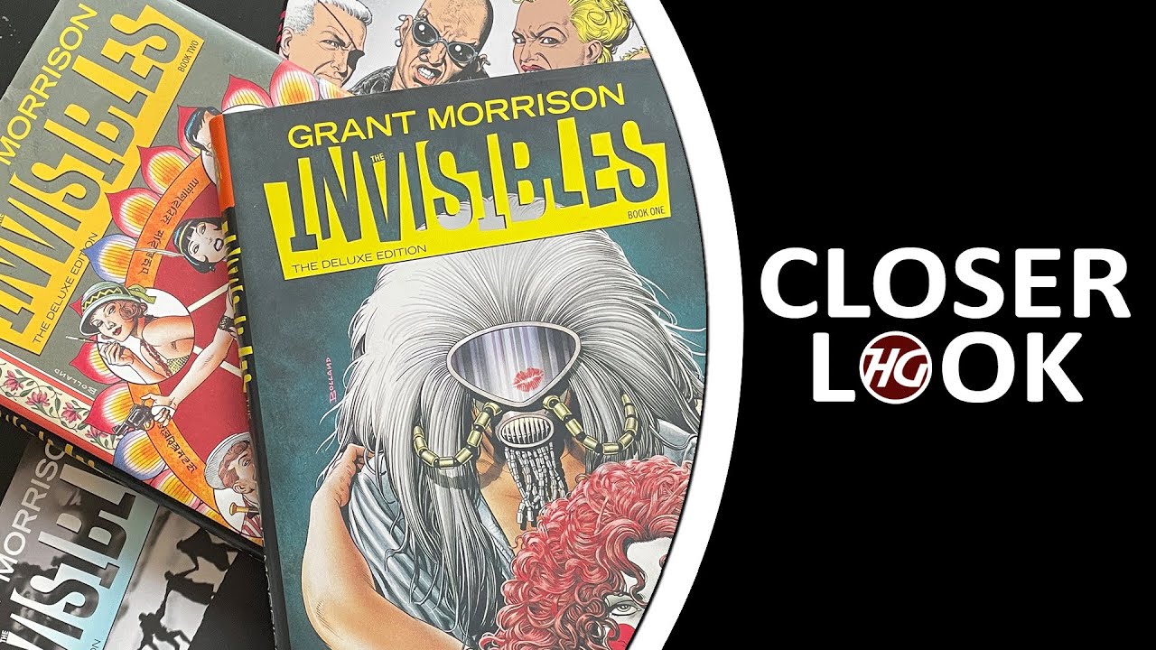 The Invisibles Books 1-4 Deluxe Edition HC by Grant Morrison - CLOSER LOOK