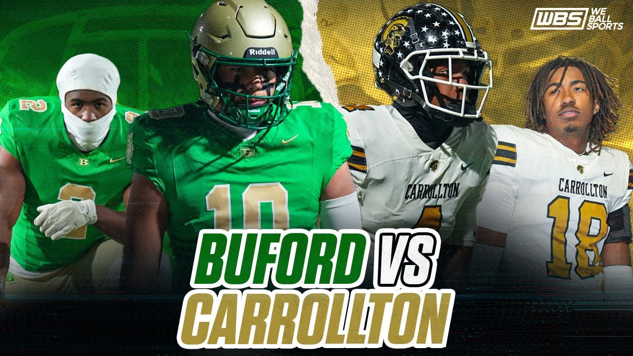 GA High School Football Game of the Year⁉️🎬 | #9 Buford vs #5 Carrollton Full Game Highlights