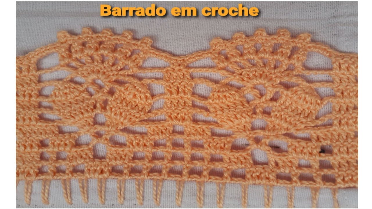 Bico em crochê para pano de prato🌷🌷 (03/2020)