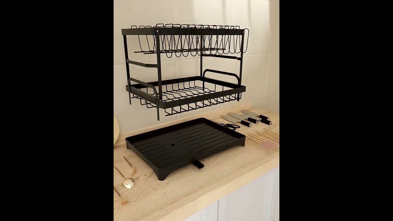 Wrought iron kitchen shelving     