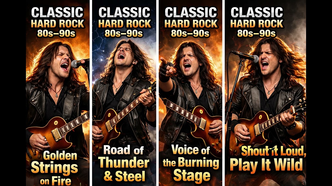 GOLDEN STRING OF FIRE II Classic Hard Rock 80s-90s