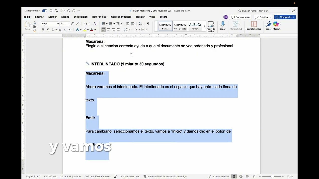 Tutorial de Microsoft Word - Emil Musalem y Macarena Carranza