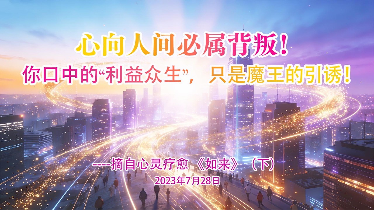 心向人间必属背叛！你口中的“利益众生”，只是魔王的引诱！
