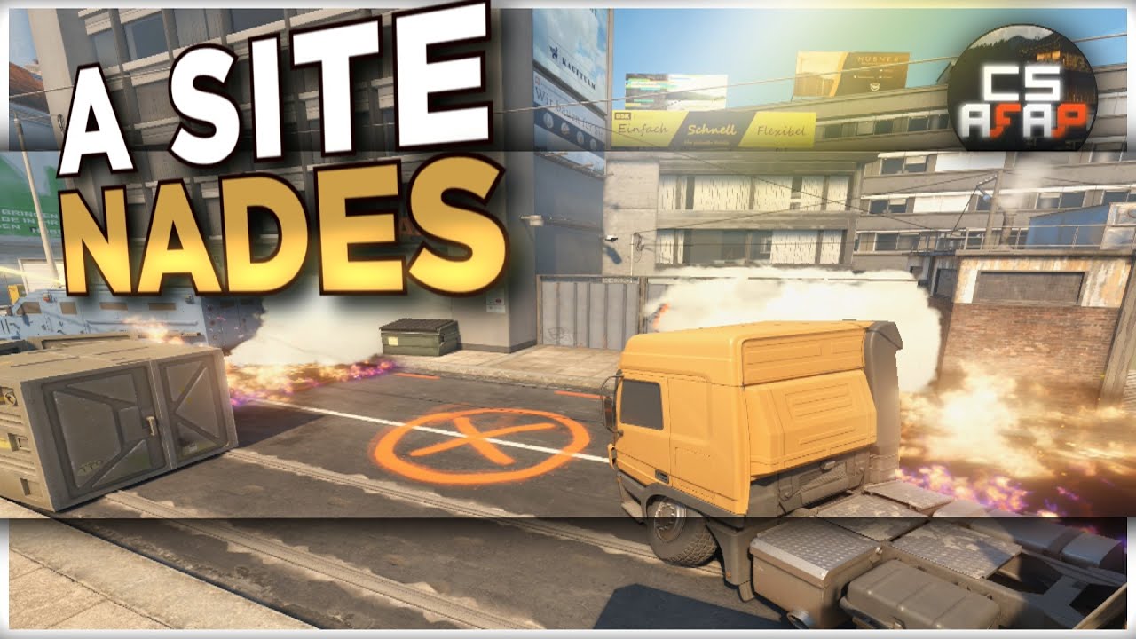 CS2 Overpass all A SITE NADES you will ever need | CS2 afap
