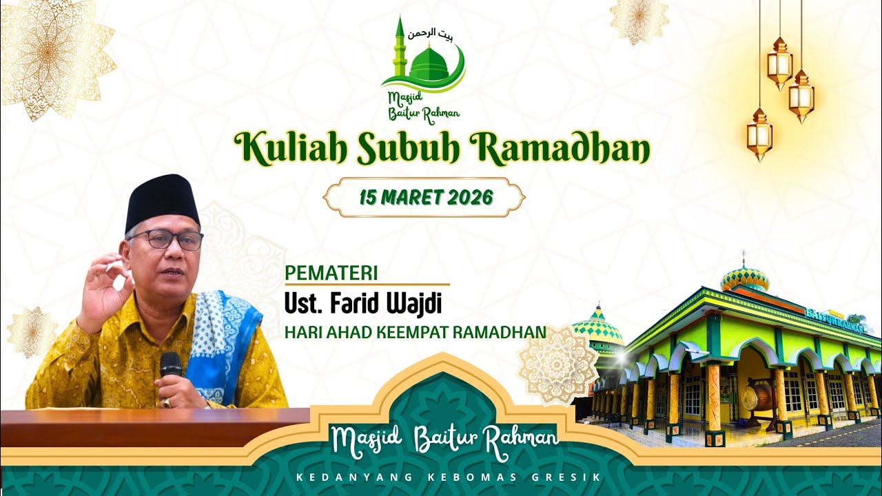 Kuliah Subuh Masjid Baiturrahman Ust Farid Wajdi