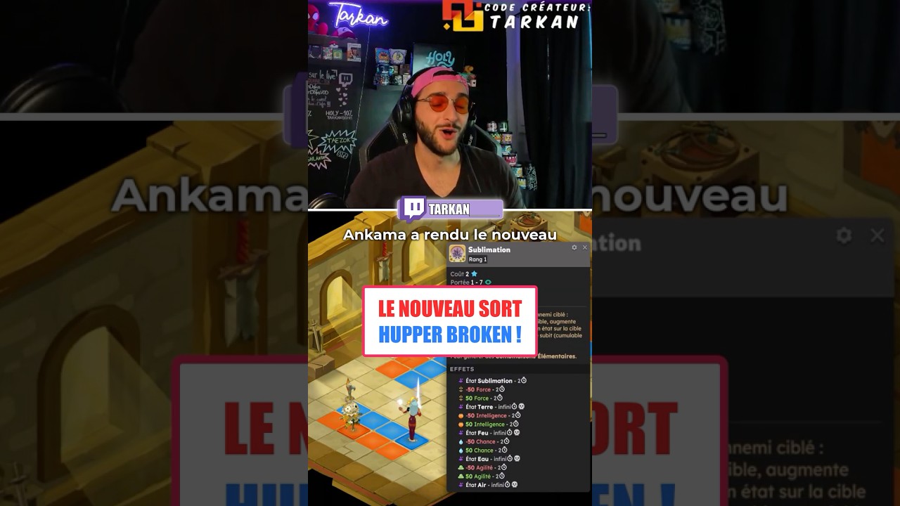 LE NOUVEAU SORT HUPPERMAGE ZŁAMANY! 😮 #gaming #twitch #live #dofus #ankama #huppermage #streamer