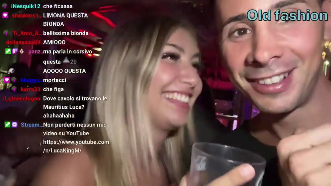 LucaKingM limona in discoteca a Milano