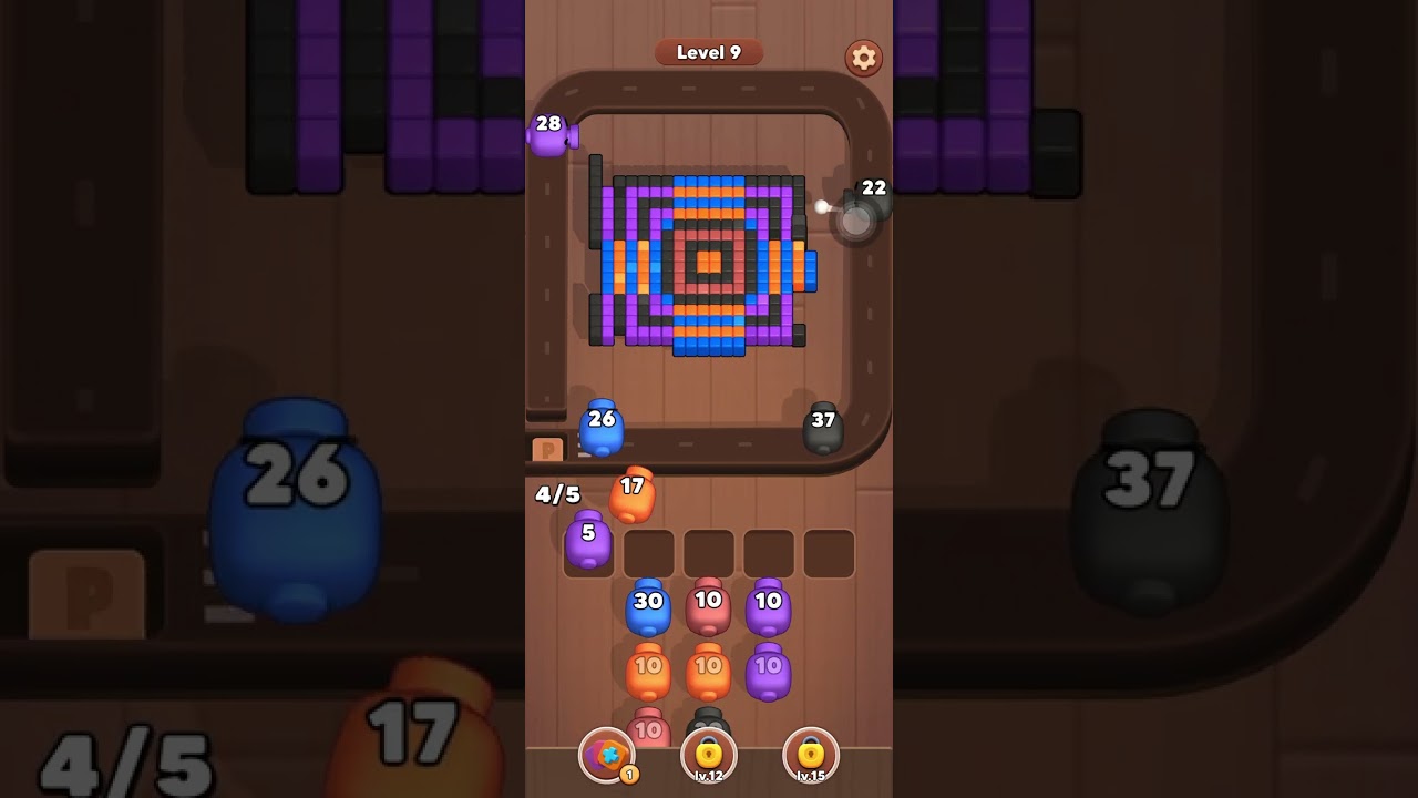 Color Blaze Shooter Gameplay | iOS 🎨🔫 #games #colors #puzzle #satisfying #relaxing 