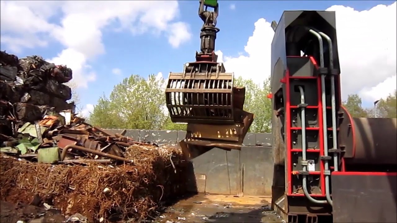 HS800 Scrap Shear by GPS Scrap Processing Systems