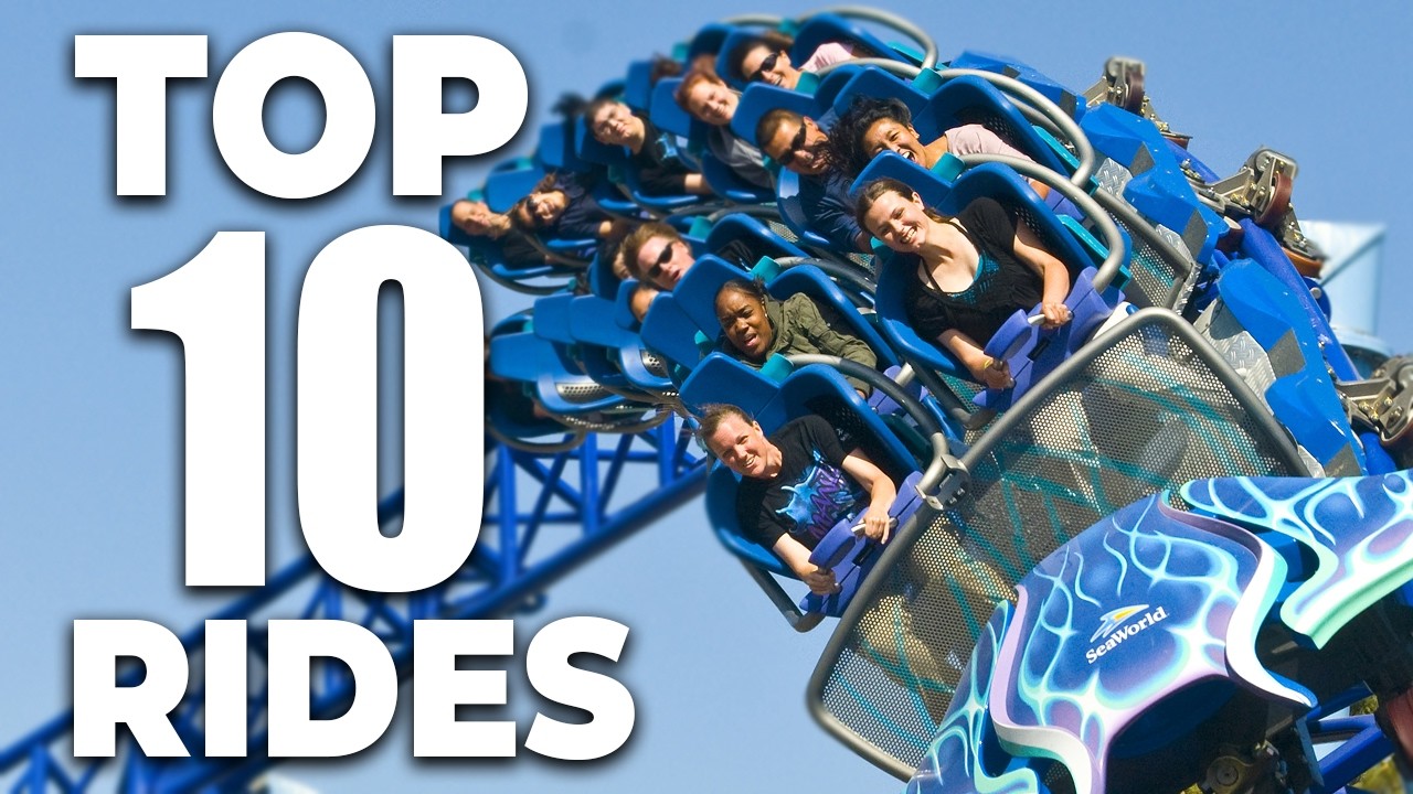Top 10 Best Rides at SEAWORLD SAN DIEGO - 2024!
