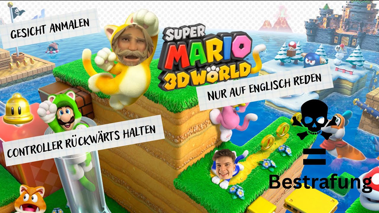 Super Mario 3D World Co-Op Chaos: Der Wahnsinn beginnt! Part 1