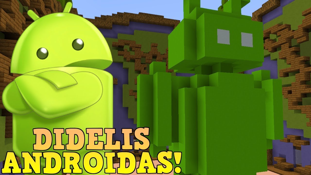DIDELIS ANDROIDAS! // Build Battle