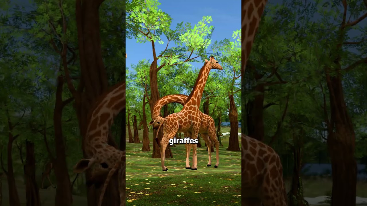 Почему у жирафов длинные шеи? 🦒