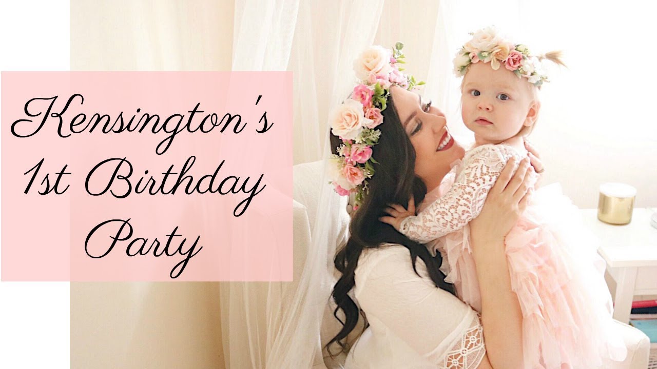 1st Birthday party- 1 year old baby update: Princess Birthday Party Ideas