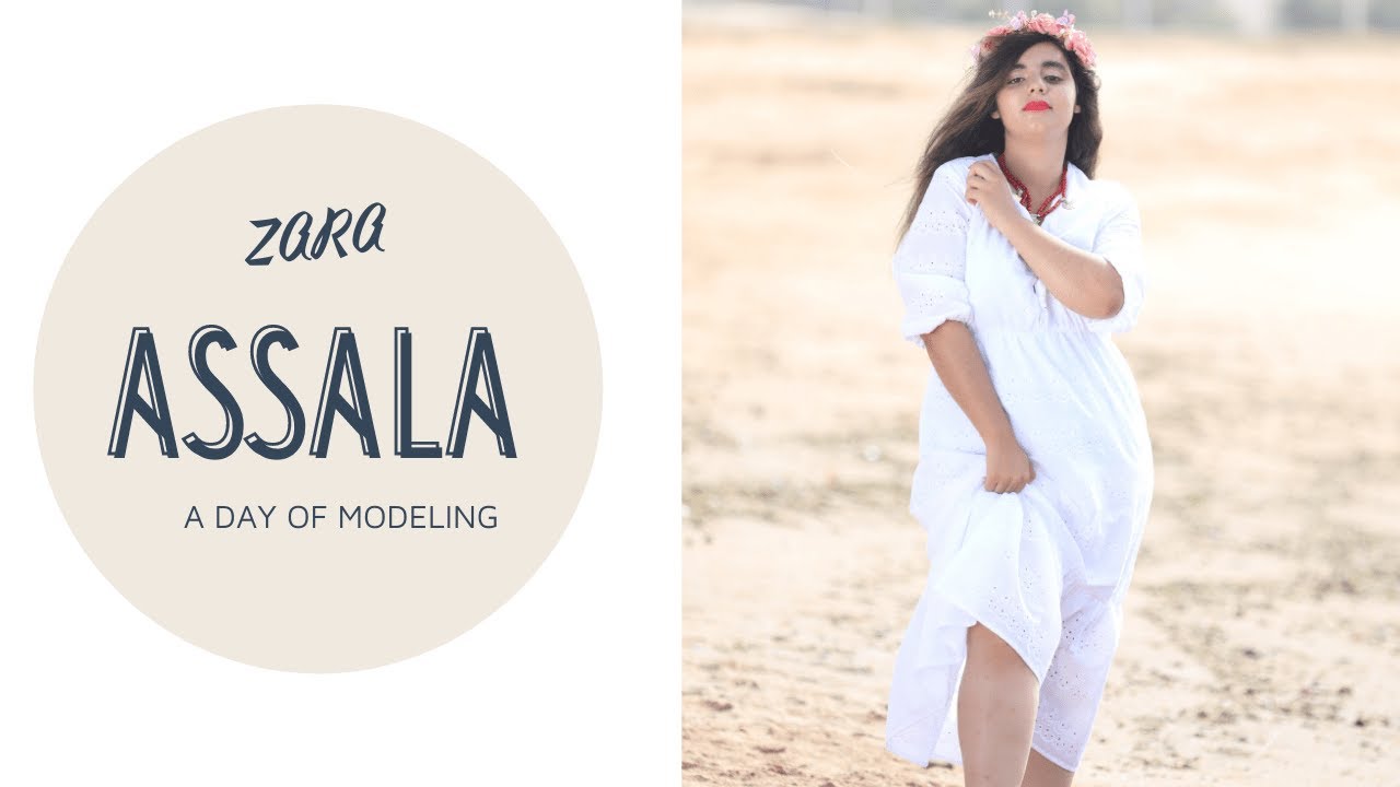 A day of modeling | ZARA Dress Shoot | How we can create content in Casa | 100% Invest | Assala