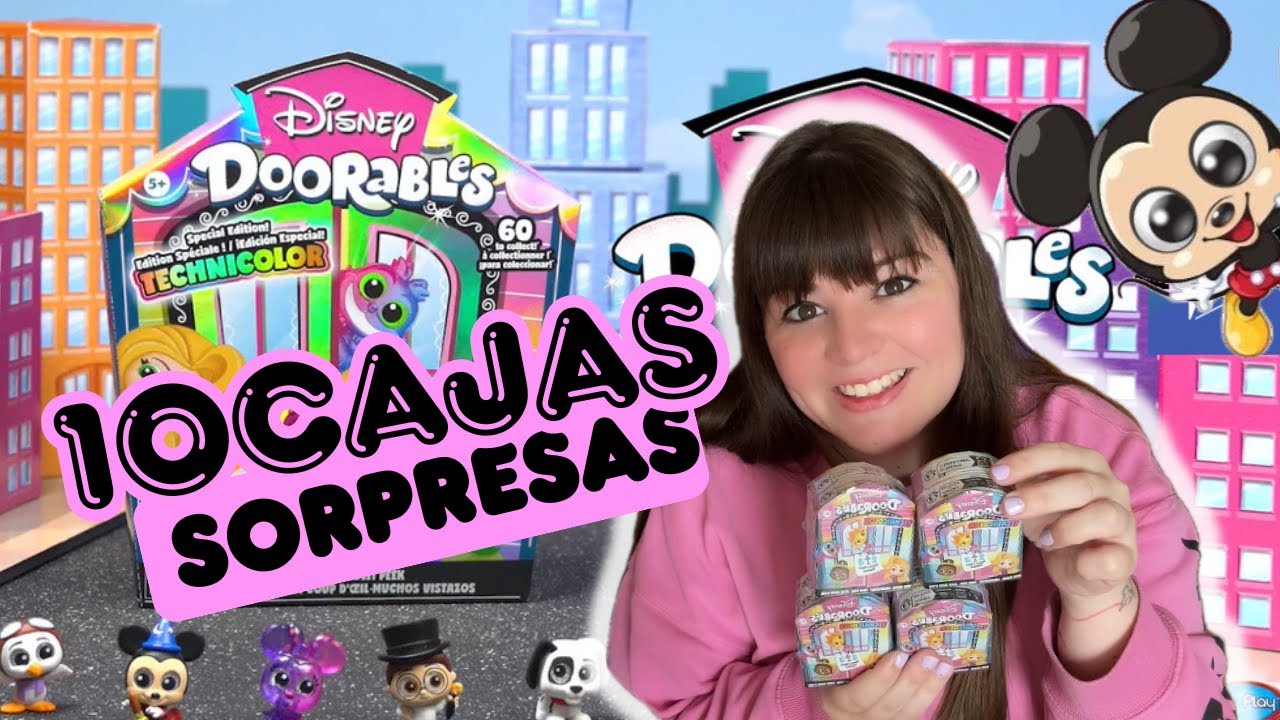 ABRIMOS 10 CAJAS SORPRESA!! DISNEY DOORABLES me tocará alguno raro?