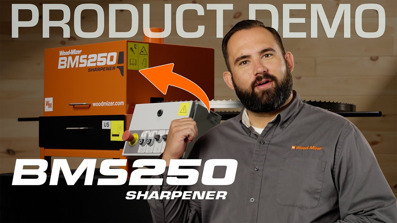 BMS250 Bandsaw Blade Sharpener Product Demonstration | Wood-Mizer