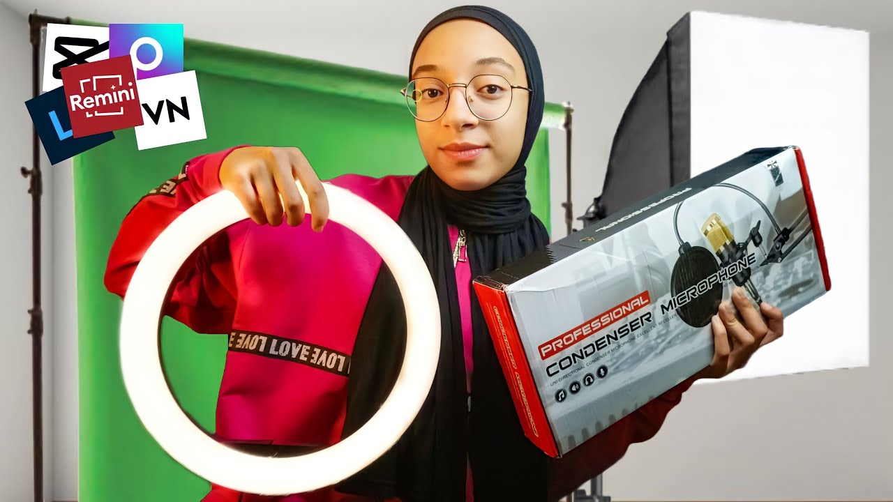 معداتي لصناعة محتوي على اليوتيوب | معدات اليوتيوب للمبتدئين
