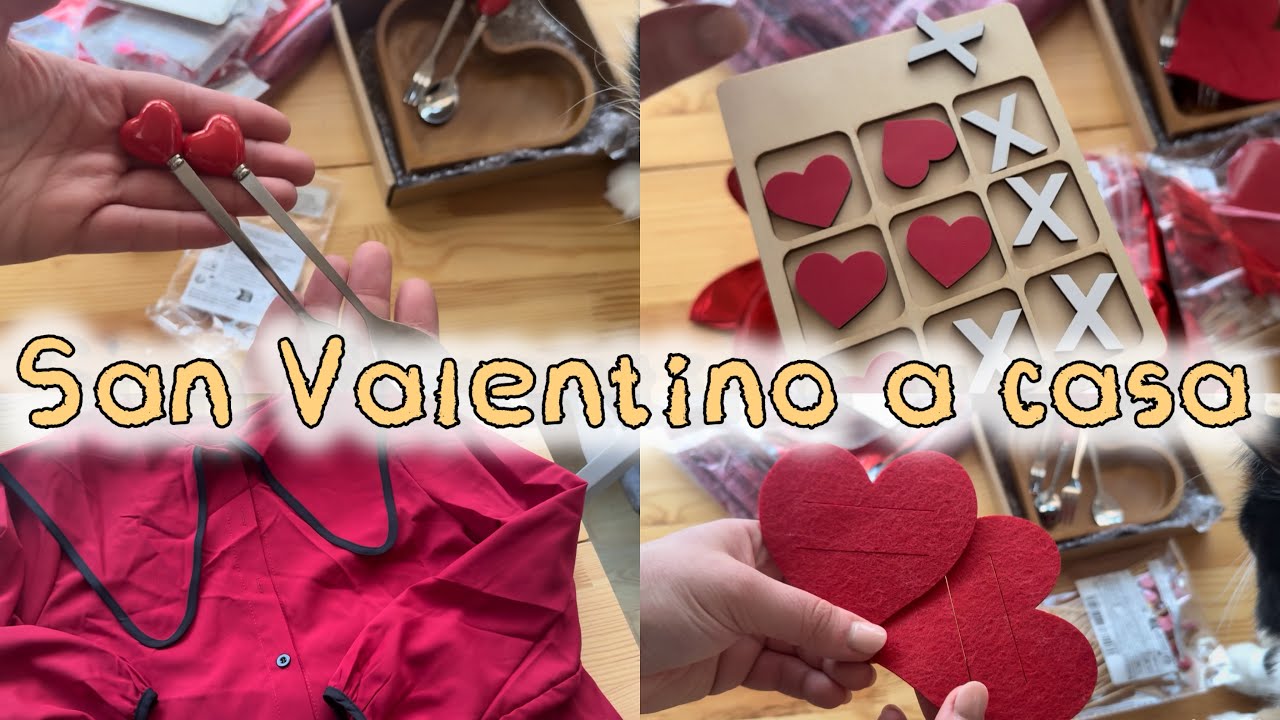 💘Preparo casa per San Valentino con TEMU🌹| Decor, tavola & abbigliamento 💕Parte 1 #temufinds 