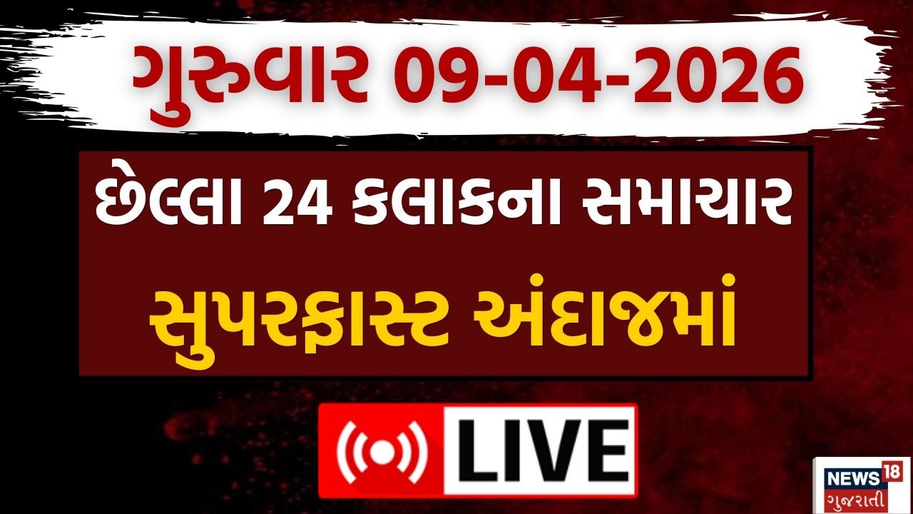 Gujarat Fatafat LIVE | ગુજરાતના આજના તમામ મહત્વના સમાચાર | Weather | Superfast | News18 Gujarati