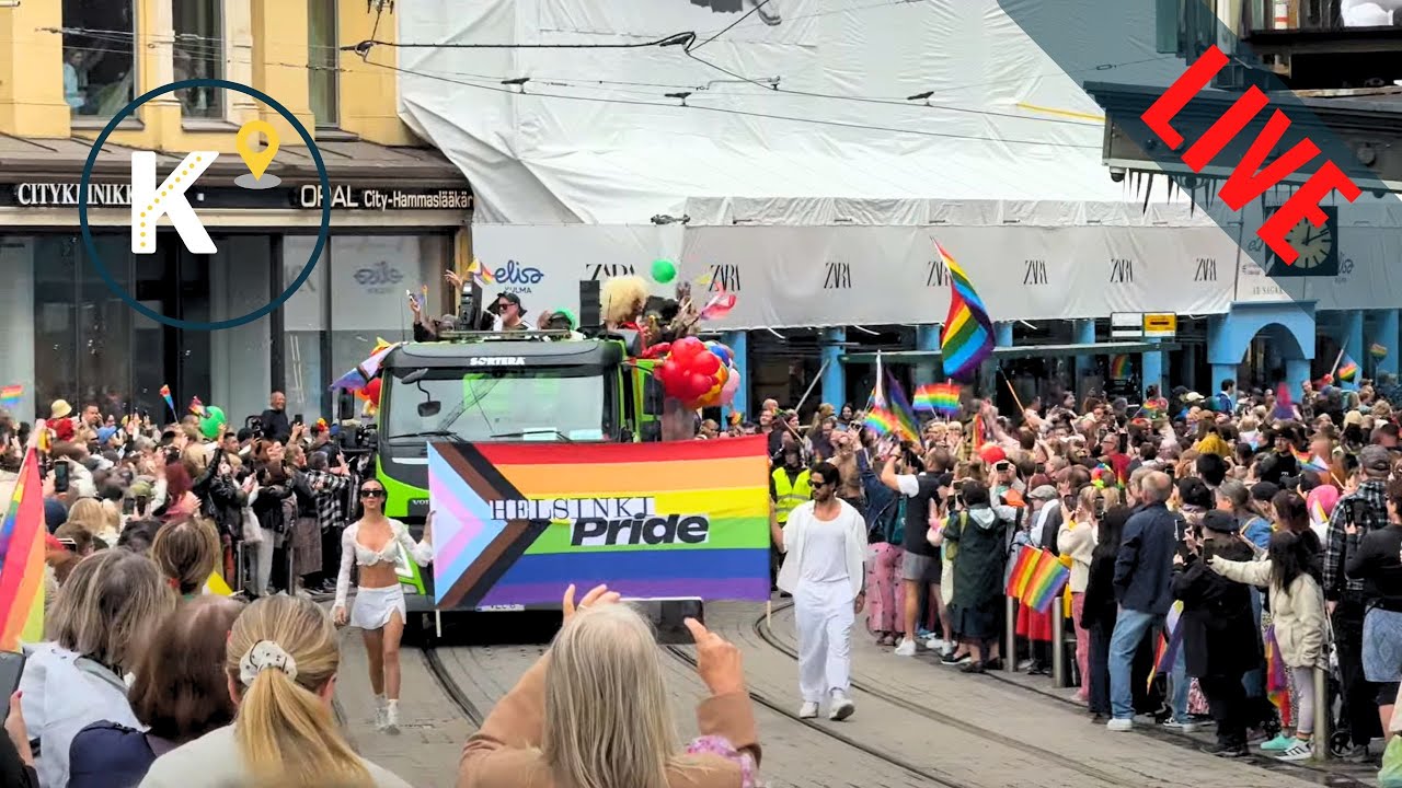 🌈 Live Walk: Helsinki Pride 2025!