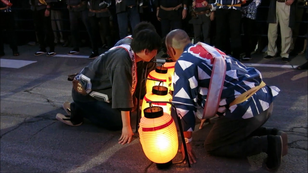 角館のお祭り 山車ぶつけ 合い 2017 西勝楽町vs西部 Japanese festival