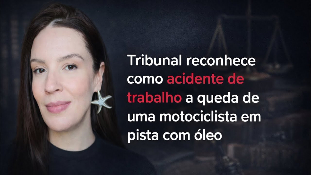 Motociclista cai em pista com óleo e será indenizada pela empresa que trabalhava 