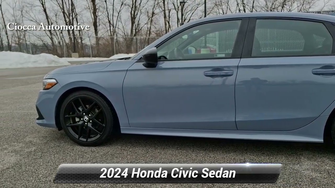 Used 2024 Honda Civic Sedan Sport, York, PA W251721A