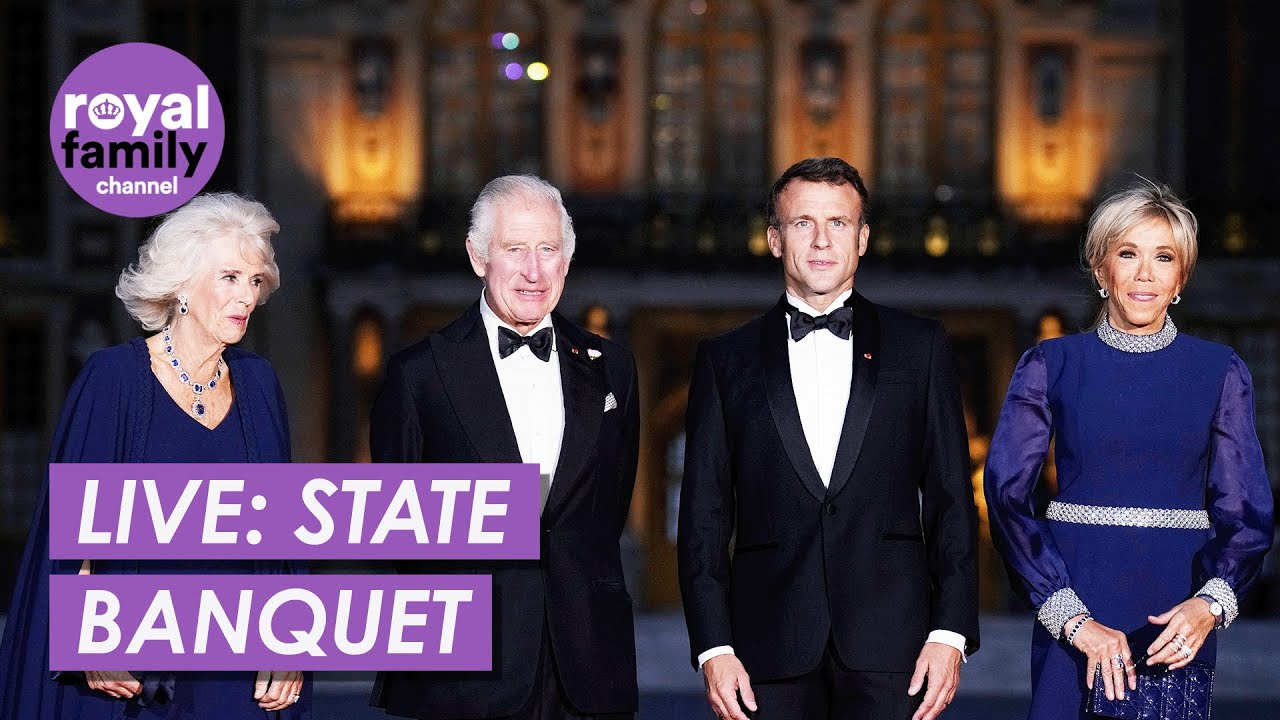 LIVE State Visit: King and Queen Host Macrons for State Banquet at Windsor Castle