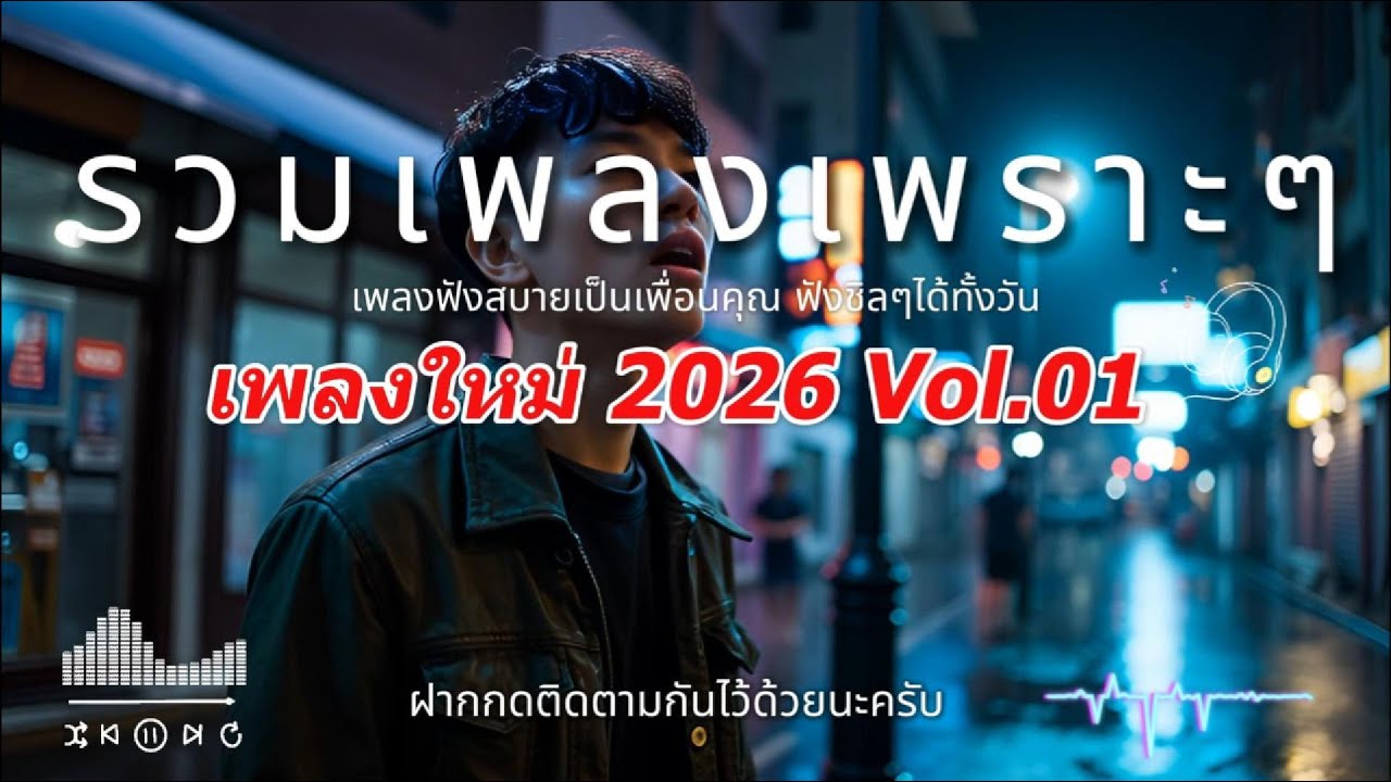 รวมเพลงเพราะๆ 2026 Reset & Restart อัลบั้มเริ่มใหม่ Pop R&B | 5 เพลงให้กำลังใจ ข้ามปี | Vol.01
