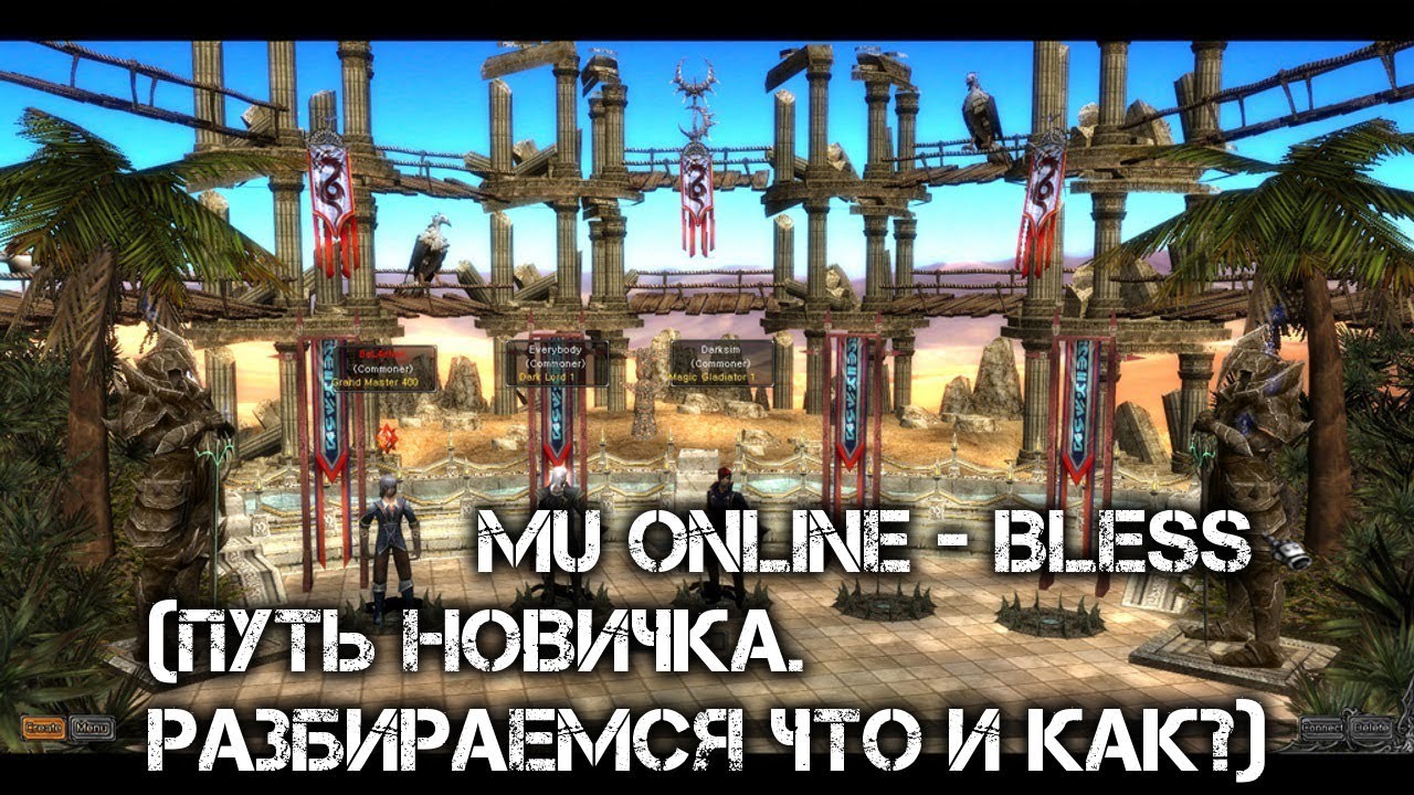MU Online - Bless(Путь новичка.Разбираемся ЧТО И КАК?)