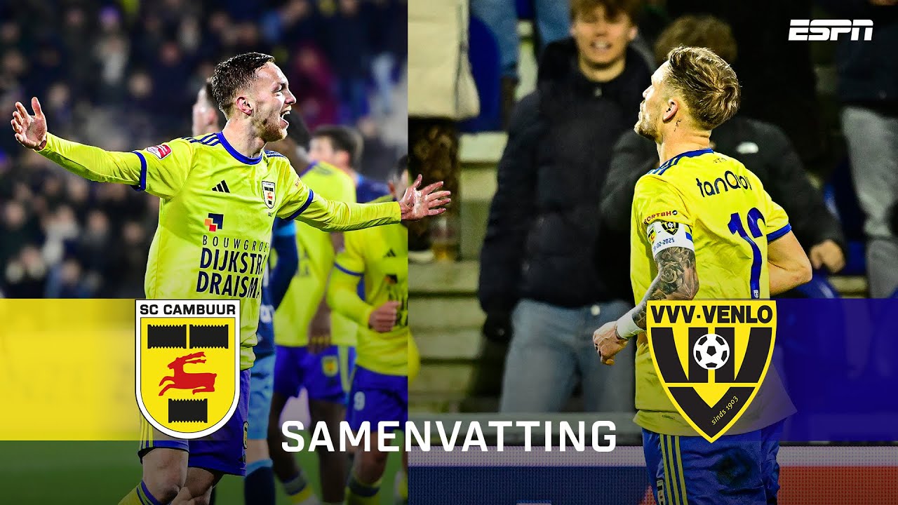 💫 RAKE VRIJE TRAP Mark Diemers, TWEE GOALS Remco Balk! ✌️ | Samenvatting SC Cambuur - VVV-Venlo