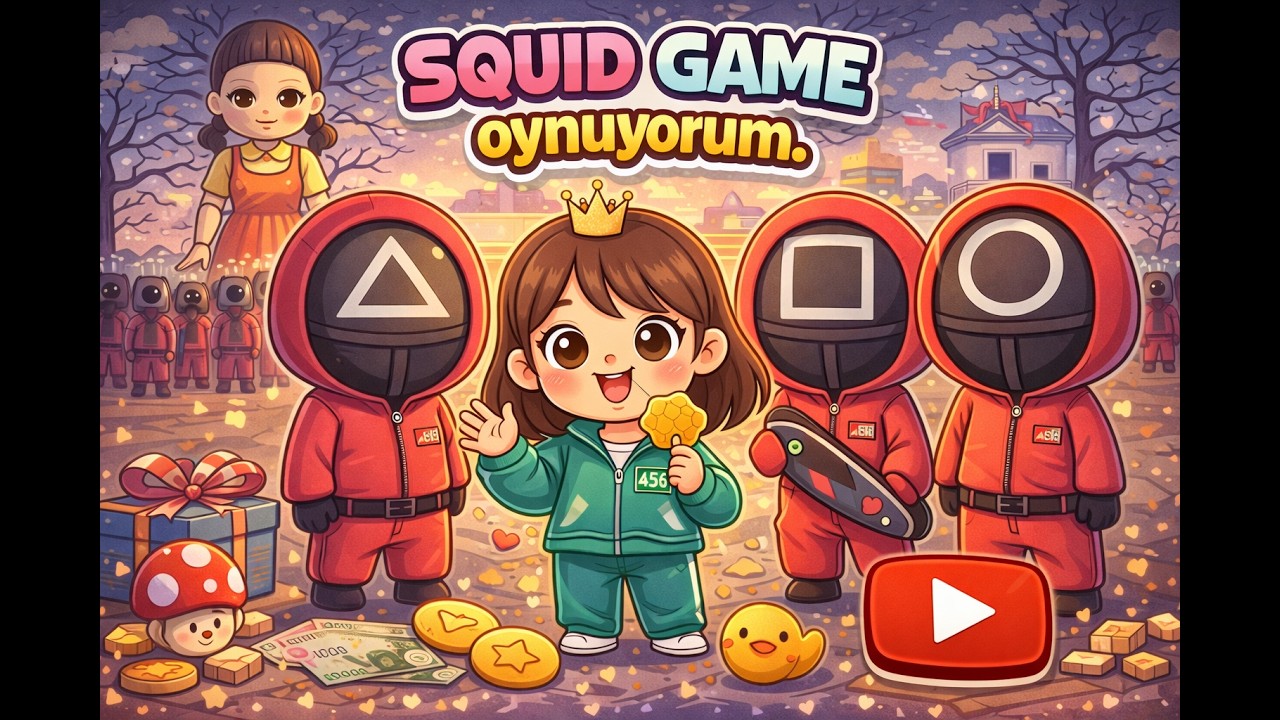 SQUİD GAME oynuyorum.