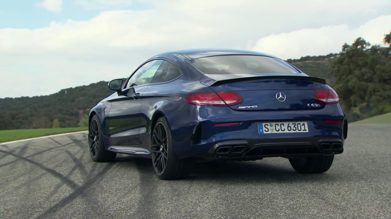 Mercedes AMG C 63 S Coupe on the Race Track