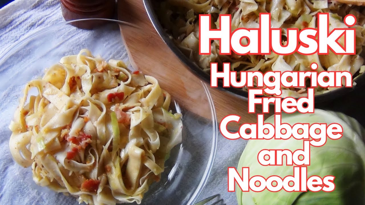 Fried Cabbage and Noodles ~ Haluski Recipe